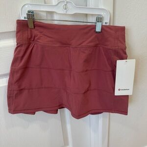 Lululemon pace rival skirt long size 4